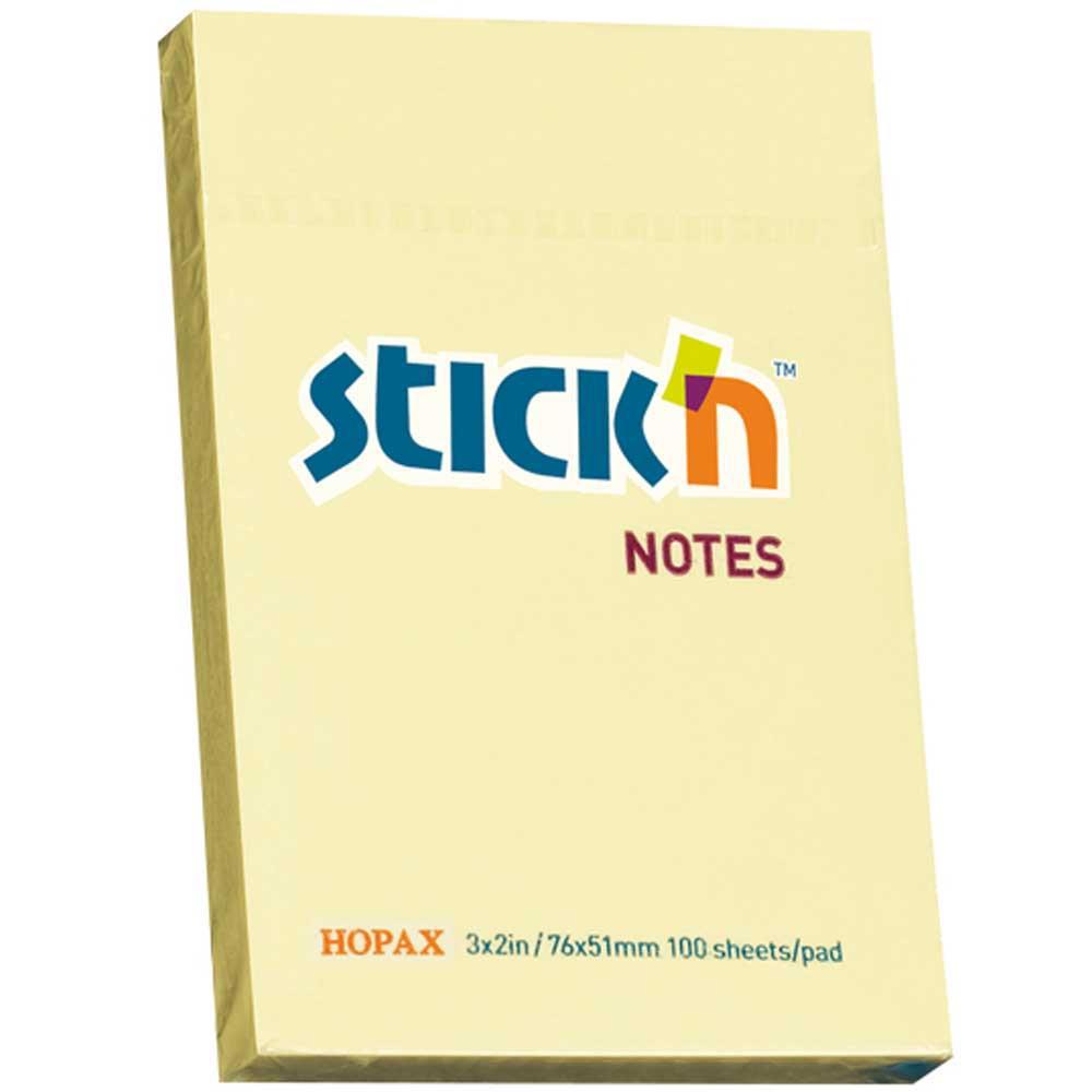 Gıpta Stickn Yapışkanlı Not Kağıdı 76 x 51 mm 100 Yaprak - Sarı