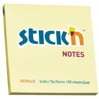 Gıpta Stickn Yapışkanlı Not Kağıdı 76 x 76 mm 100 Yaprak - Sarı