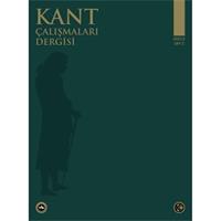 Kant Çalışmaları Dergisi Sayı 2