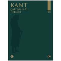 Kant Çalışmaları Dergisi Sayı: 3 - 2024