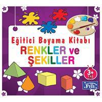 Eğitici Boyama Kitabı - Renkler ve Şekiller