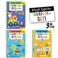 Küçük Dahiler Aktivite Seti 3+ Yaş - 3 Kitap Takım