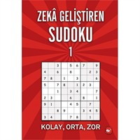Zeka Geliştiren Sudoku 1 Kolay - Orta - Zor