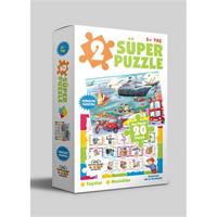 2 Süper Puzzle - Taşıtlar - Meslekler 2+ Yaş