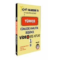 Tasarı Türkçe Cümlede Analitik Video Ders Notları 3