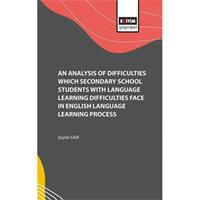 Analysis of the Difficulties They Encountered in the English Language Learning Process