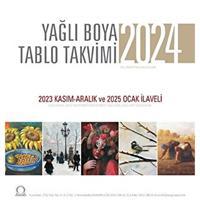 Yağlı Boya Tablo Takvimi 2024 Duvar Takvimi