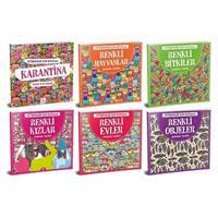 Yetişkinler İçin Boyama Seti 6'lı