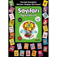 Stickerlı 3+4+5 Yaş Sayıları Öğreniyorum