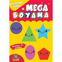 Mega Boyama - Renkler ve Şekiller Kolaydan Zora