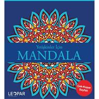 Yetişkinler İçin Mandala - Lacivert