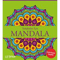 Yetişkinler İçin Mandala - Yeşil