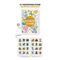 Çıkartmalı Boyama Kitabı 3 Yaş +