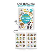 Çıkartmalı Boyama Kitabı 4 Yaş +