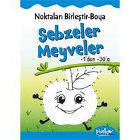 Noktaları Birleştir-Boya Sebzeler-Meyveler-1’den 30’a