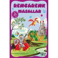 Çocuklar için Hayal ve Odak Geliştirici Rengarenk Masallar Mor Kitap
