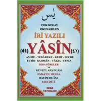 Çok Kolay Okunabilen İri Yazılı 41 Yasin ( Fihristli, Cami Boy)