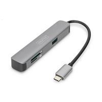 Digitus DA-70891 USB Tip C 5Port (USB-C™ Dock, 5 Port)x USB 3.0 port2 x Kart okuyucu (SD-Mic