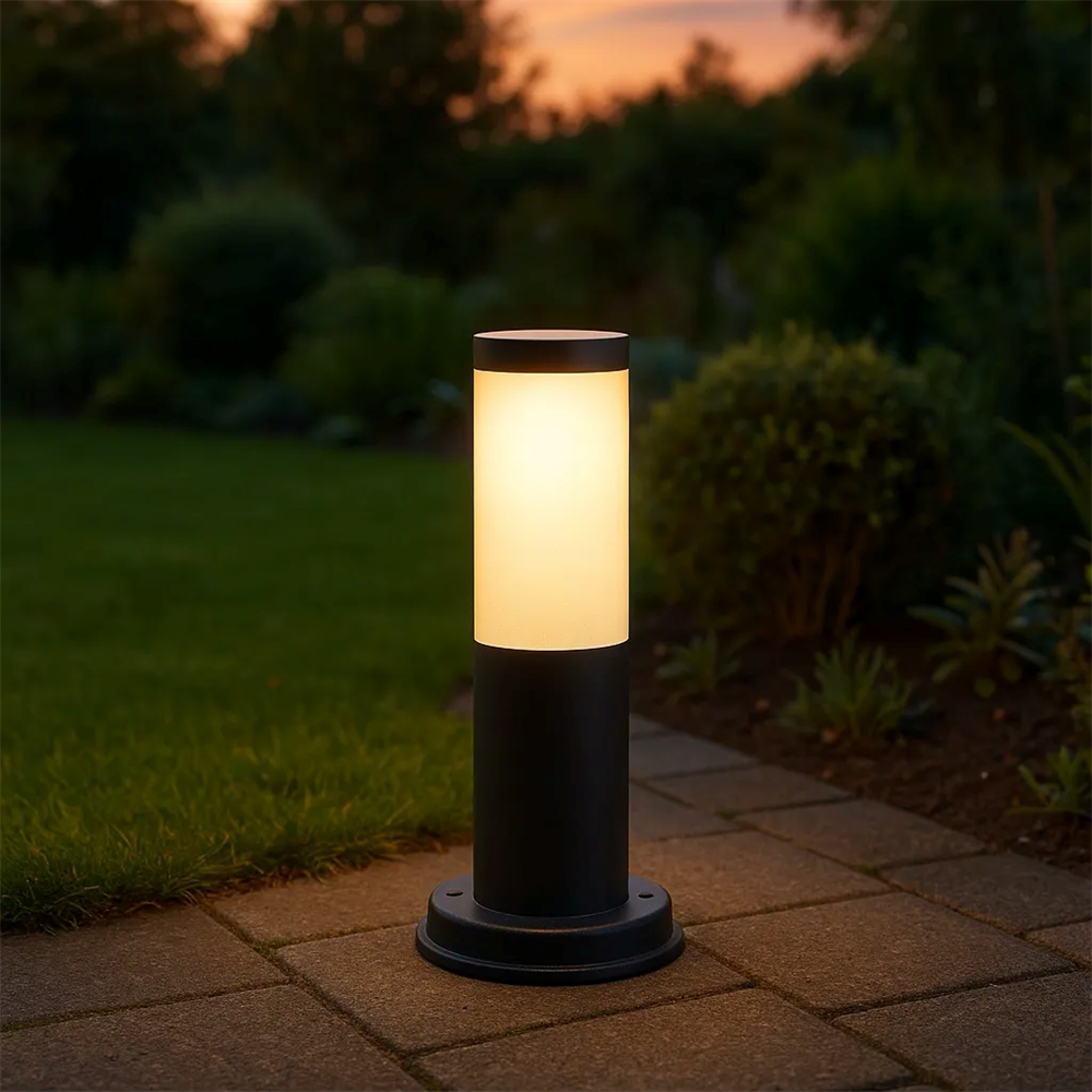 Jupiter 32 Cm Paslanmaz Çelik Bahçe Bolard JG713 Antrasit