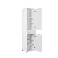 Adore Diamond ADR-421-PP-1 Dolap Tek Çekmeceli 2 Kapak - Lake Beyaz 