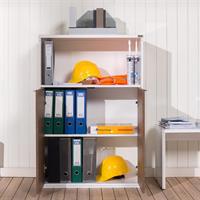 Adore NKT-23-NB-1 Newyork Kitaplık - Lake Beyaz/Noce