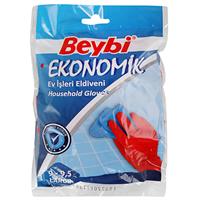 Beybi Ekonomik Bulaşık Eldiveni Kırmızı - Large