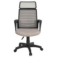 Bürocci 2284B-0546 Likya Çalışma Koltuğu Plastik Ayak - Gri