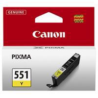 Canon Cli-551Y (6511B001) Mürekkep Kartuş 350 Sayfa - Sarı