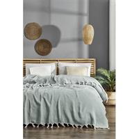 Çift Kişilik Yatak Pikesi Deniz Yeşil 200 x 230 Cm