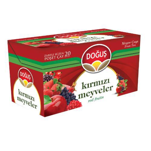 Doğuş Meyve Çayı Kırmızı Meyveler 2 g x 20 Adet