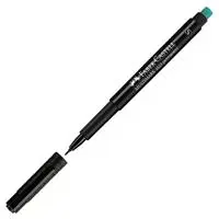 Faber Castell 1523 Asetat Kalemi Silgili S Uç - Siyah