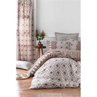 Çift Kişilik Ranforce Nevresim Takımı %100 Pamuklu Güneş