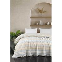 Çift Kişilik Yatak Pikesi Güneş Bej 200 x 230 Cm