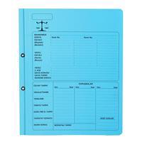 Ful Color 03821 Lüks Avukat Büro Dosyası Karton A4 50 Adet - Mavi