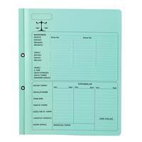 Ful Color 03823 Lüks Avukat Büro Dosyası Karton A4 50 Adet - Yeşil