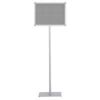 Panda PAN484 Menü ve Yönlendirme Panosu Rondo Çerçeveli A4 - Metalik Gri