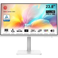 MSI 23.8 MSI MODERN MD2412PW 1920x1080 (FHD) FLAT IPS 100HZ ANTI-GLARE BEYAZ TYPE-C MONITOR