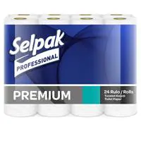 Selpak Professional Premium Tuvalet Kağıdı Üç Katlı 150 Yaprak 18.6 m - 24 Adet (7906647)