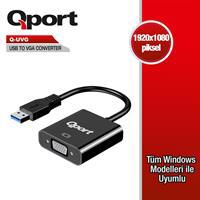 Q Port (Q-UVG) USB 3.0 TO VGA CEVIRICI