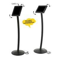 Snapper 9.6'' - 10.1'' Tablet Tutucu Kavisli Ayaklı Stand - Siyah