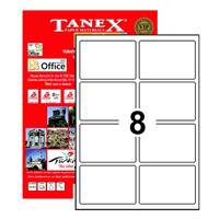 Tanex TW-2308 Yazıcı Etiketi 95.5 x 65.5 mm 800 Adet - Beyaz