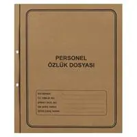 Tunakart P3005 Personel Özlük Dosyası Telli Kapsüllü 31.2 x 24 cm - 4 Yaprak 