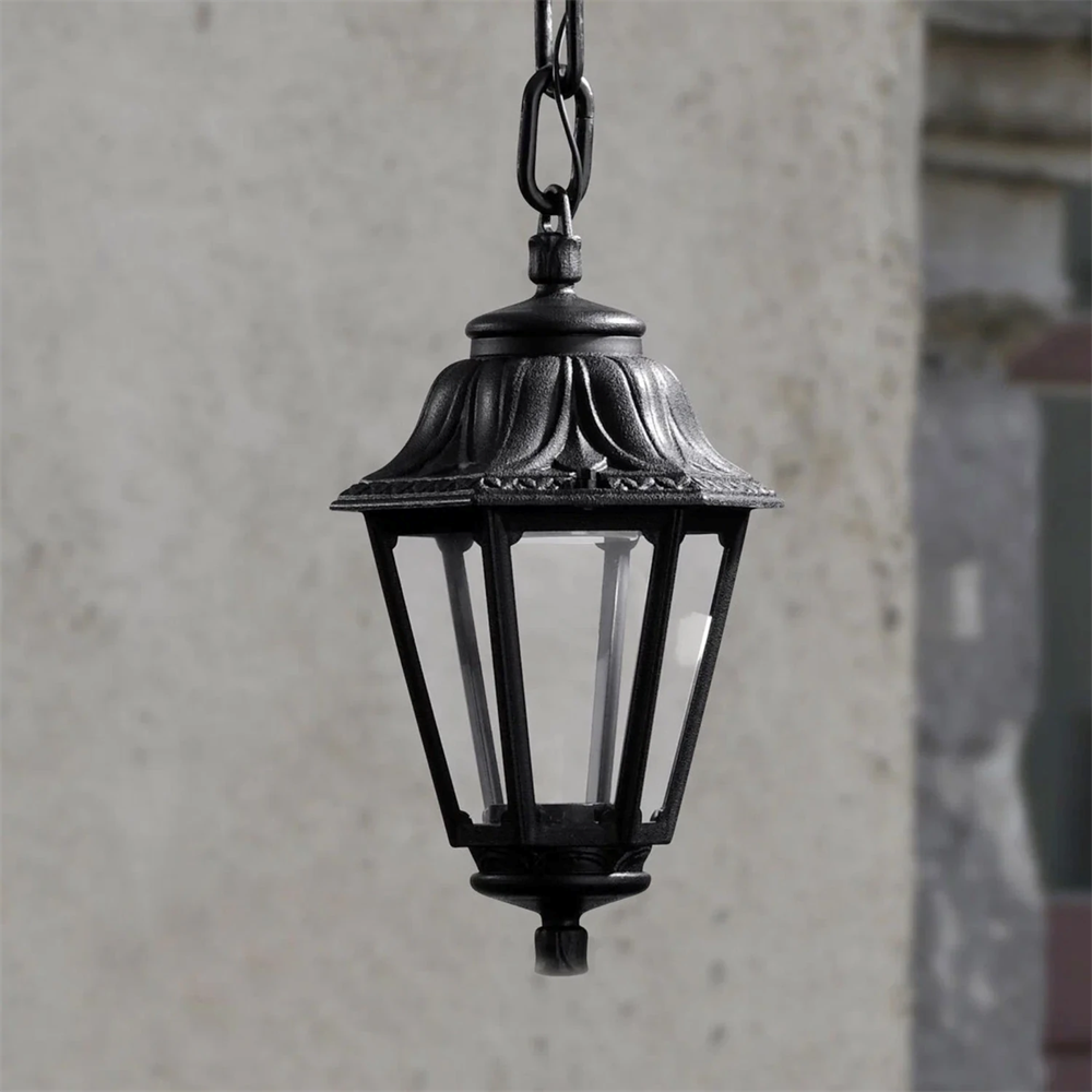 Fumagalli Sichem-Anna Siyah Bahçe Sarkıt E27 Siyah