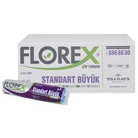 Florex 526 Standart Çöp Poşeti Büyük Boy 65 x 80 cm 10 Adet - Siyah x 50 Adet