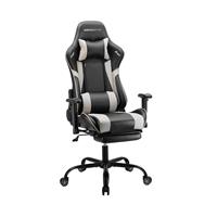 Adore Gaming ProX Ergo Oyuncu Koltuğu - Gri/Siyah S.Deri 71x126-136x77,5 cm