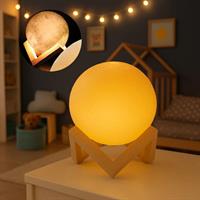 3D Ay Dekoratif Gece Lambası