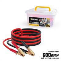 Sgs 2165 Akü Takviye Kablosu 600A 2.3 mt