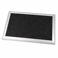 Sercan Paspas Metal Kıvırcık Fitilli 50 x 70 cm - Siyah