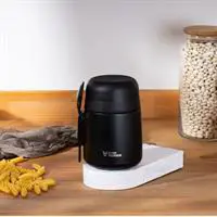 Star Termos - Yemek Termosu Paslanmaz Çelik Siyah