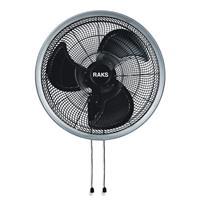 Raks WF-20 Power 130W Sanayi Tipi Duvar Vantilatör - Siyah